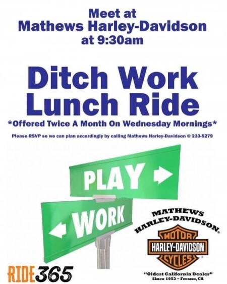 Ditch Work Ride