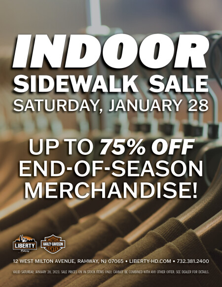 Indoor Sidewalk Sale