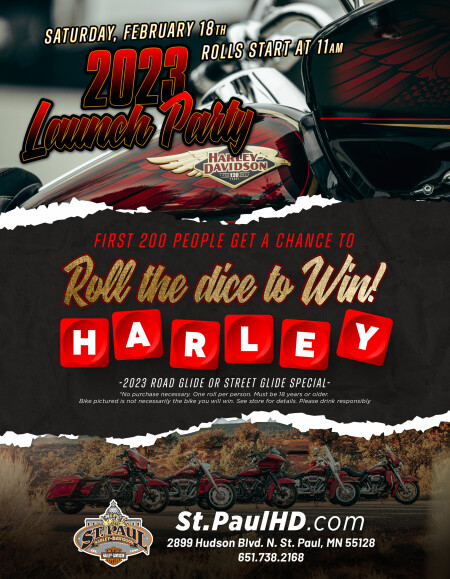 Win a 2023 Road Glide or Street Glide Special!