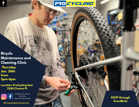 Bike Maintenance Clinic at ProCycling East