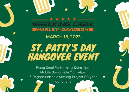 St. Patty's Day Hangover Event