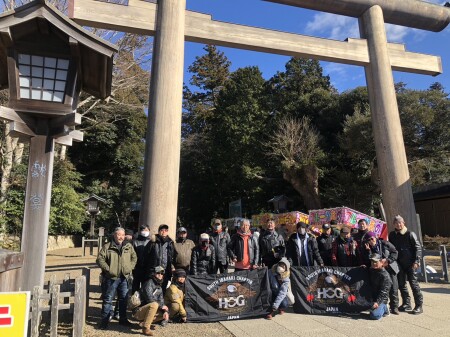 鹿島神宮 初詣ツーリングに行ってきました!