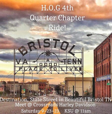 Wilkesboro Harley Owner's Group #2727 Fourth Quarter Chapter Ride
