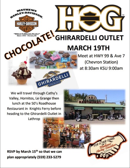 Ghirardelli Chocolate Ride