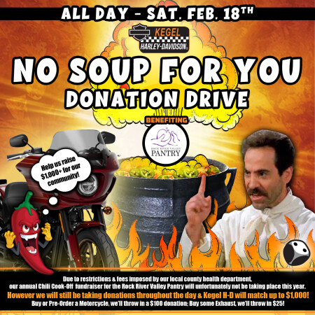 No Soup for You Donation Drive