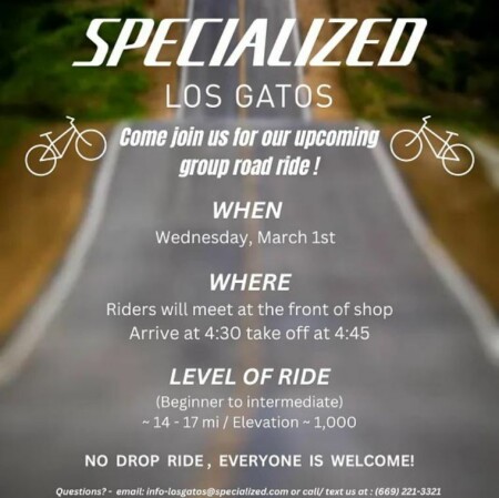 Wednesday Night Group Ride (Bi-Monthly: 3rd Wednesday)!