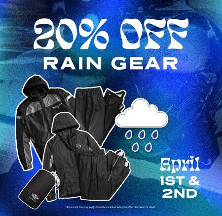 Be prepared for a rainy day