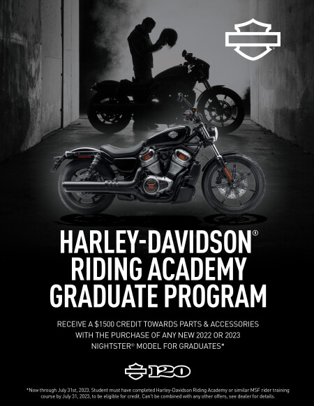 Harley-Davidson Riding Academy Graduate Program
