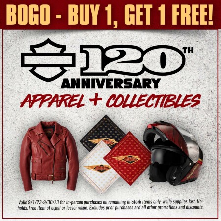 120th Anniversary Merch Features