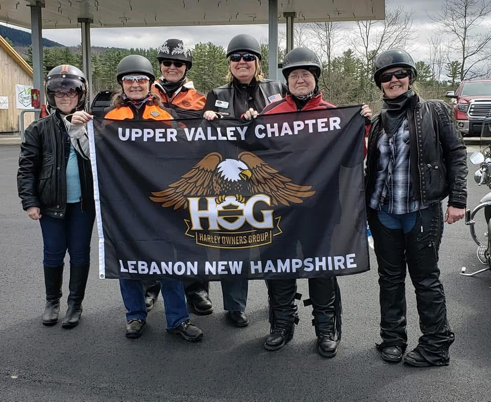 May be an image of 5 people, motorcycle, helmet and text