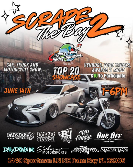 Scrape the Bay 2: Car, Truck and Bike Show