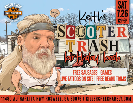 Keith's Scooter Trash Birthday Bash
