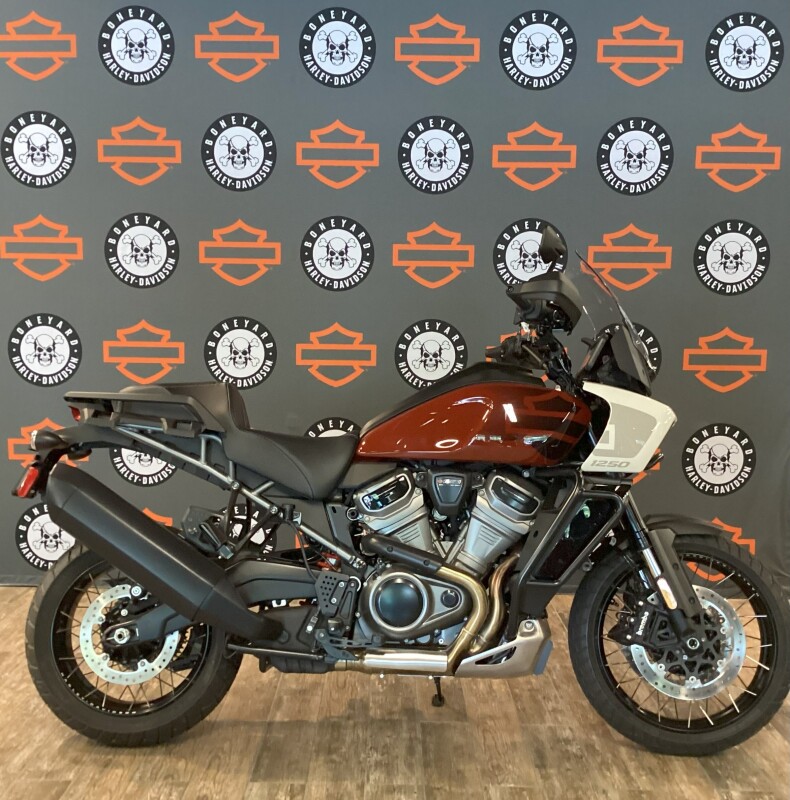 2024 Harley-Davidson<sup>®</sup> Pan America™ 1250 Special RED RCK/BRC WHT W/ PINSTRIP