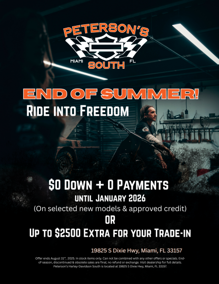 End of Summer! Ride into Freedom