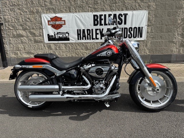 2025 Harley-Davidson® Fat Boy® Whiskey Fire / Vivid Black