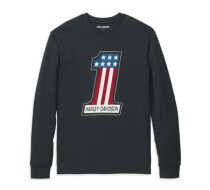 MEN'S #1 RACE GRAPHIC LONG SLEEVE TEE