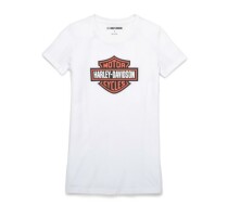 WOMEN'S BAR & SHIELD GRAPHIC TEE