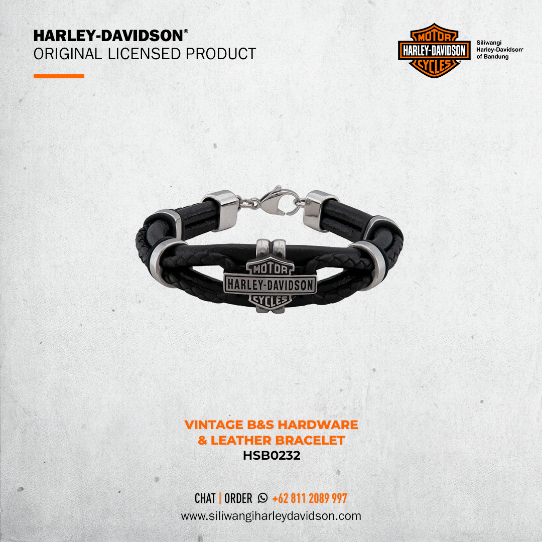 H-D VINTAGE B&S HARDWARE & LEATHER BRACELET | Siliwangi