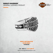H-D MEN'S DECORATIVE BAND RING