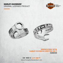H-D WRENCH RING WITH H-D WRITTEN ON IT