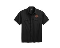 Black Beauty Men's Bar & Shield Short Sleeve Shirt