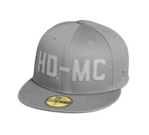 メンズ・HDMCキャップ・ブラックンドパール（グレイ）