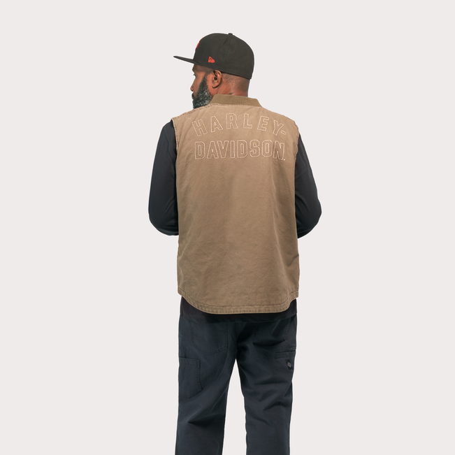 メンズ FOREVER HARLEY CANVAS VEST / Grape Leaf HarleyDavidson® 岩手