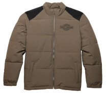 メンズ・アップノースパファージャケット・グレープリーフ