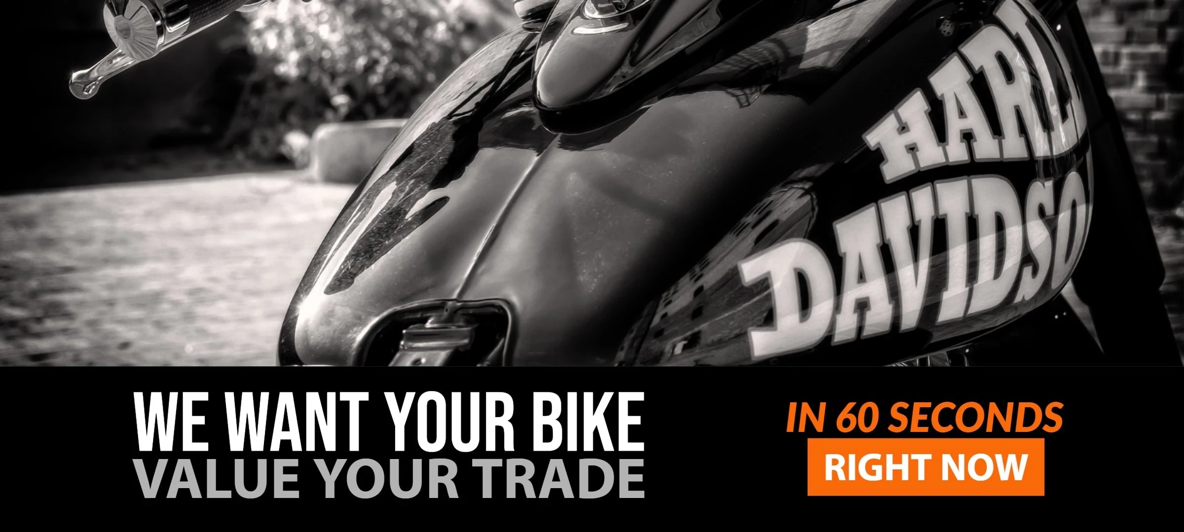 Sell us your Harley motorcycle