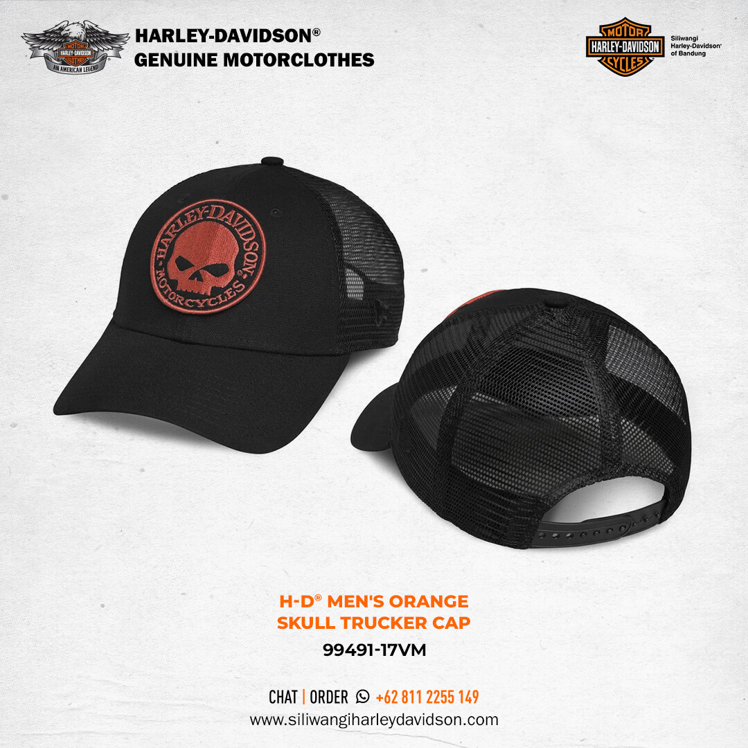 ★HARLEY-DAVIDSON★PIGMENT WASHING 6PANNEL CAP Harley-Davidson® Men's Cotton Willie G Skull Fitted Ivy Cap