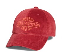 Men's Bar & Shield Corduroy Cap - Russet Brown