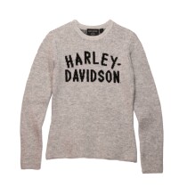 Women's Midwest Intarsia Sweater - Light Grey Heather