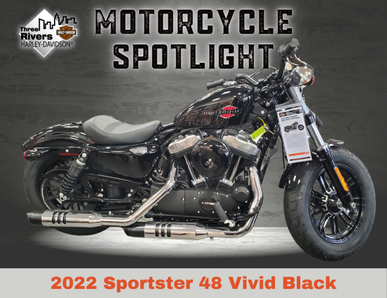 2022 Harley-Davidson<sup>®</sup> Forty-Eight<sup>®</sup> Vivid Black