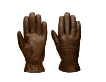 Men's Full Speed Leather Gloves - Brown Leather