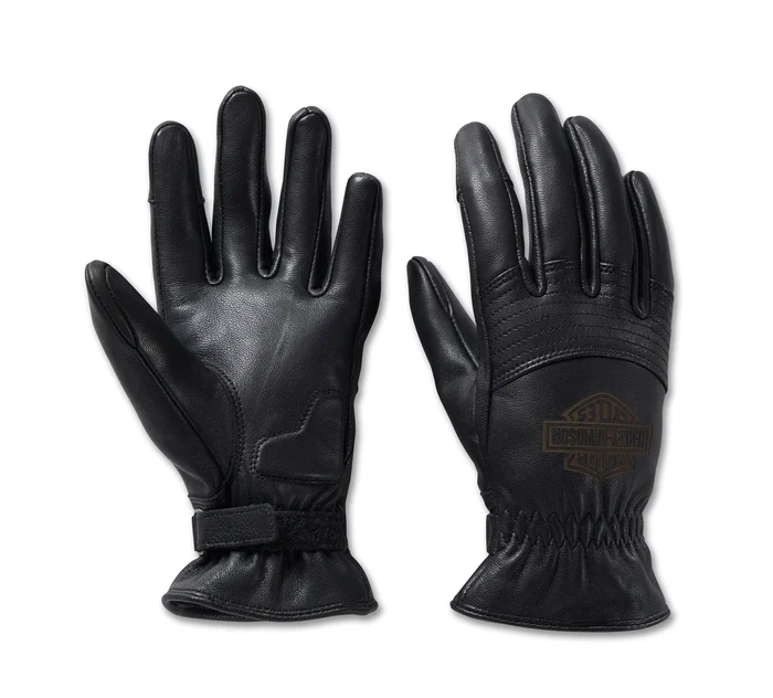 HARLEY-DAVIDSONヘルムレザーワークグローブWomen's Lサイズ WOMEN】ヘルム レザーワーク グローブ ブラック | Harley