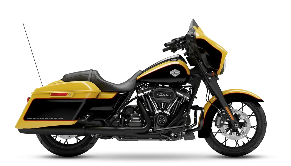 2023 Harley-Davidson<sup>®</sup> Street Glide<sup>®</sup> Special Industrial Yellow/Vivid Black – Bl