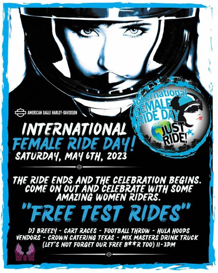 International female store ride day