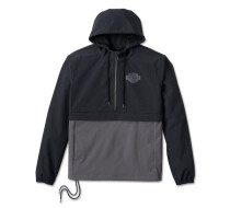 JACKET-NYLON,ANORAK,BLACK