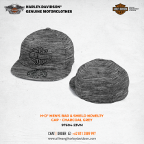 Harley-Davidson® Men's Bar & Shield Novelty Cap - Charcoal Grey