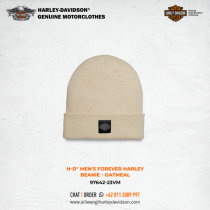 Harley-Davidson® Men's Forever Harley Beanie - Oatmeal