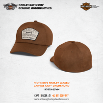 Harley-Davidson® Men's Harley Waxed Canvas Cap - Dachshund