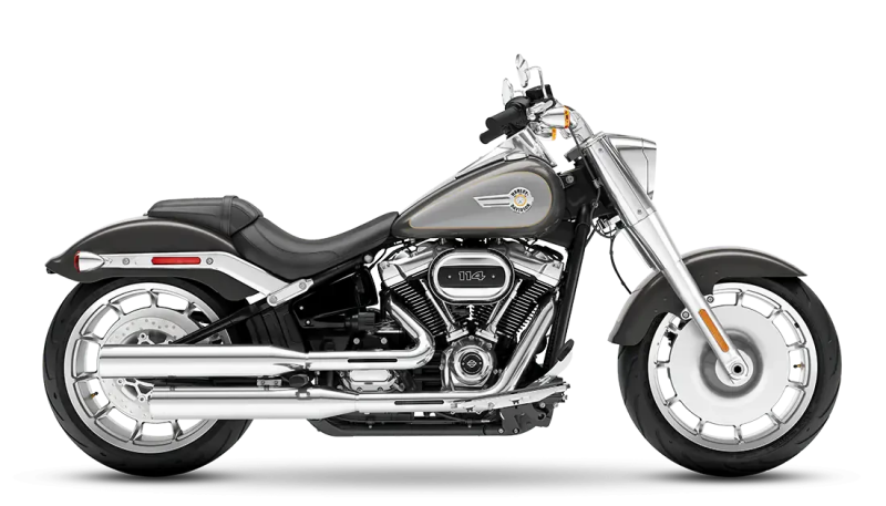 2023 FLFBS Fat Boy 114 - In Gray Haze & Silver Fortune
