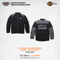 Harley-Davidson® Men's Up North Puffer Jacket - Black Beauty
