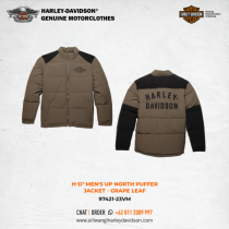 Harley-Davidson® Men's Up North Puffer Jacket - Grape Leaf
