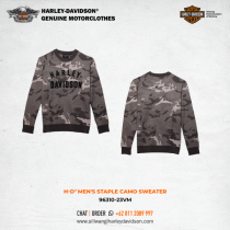 Harley-Davidson® Men's Staple Camo Sweater - Camo - Grey