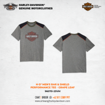 Harley-Davidson® Men's Bar & Shield Performance Tee - Grape Leaf