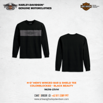 Harley-Davidson® Men's Winged Bar & Shield Tee - Colorblocked
