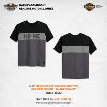 Harley-Davidson® Men's HD-MC Colorblock Tee - Colorblocked - Black Beauty