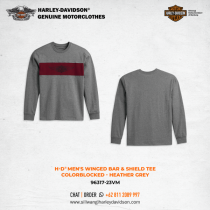 Harley-Davidson® Men's Winged Bar & Shield Tee - Colorblocked