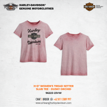 Harley-Davidson® Women's Tread Setter Slub Tee - Dusky Orchid